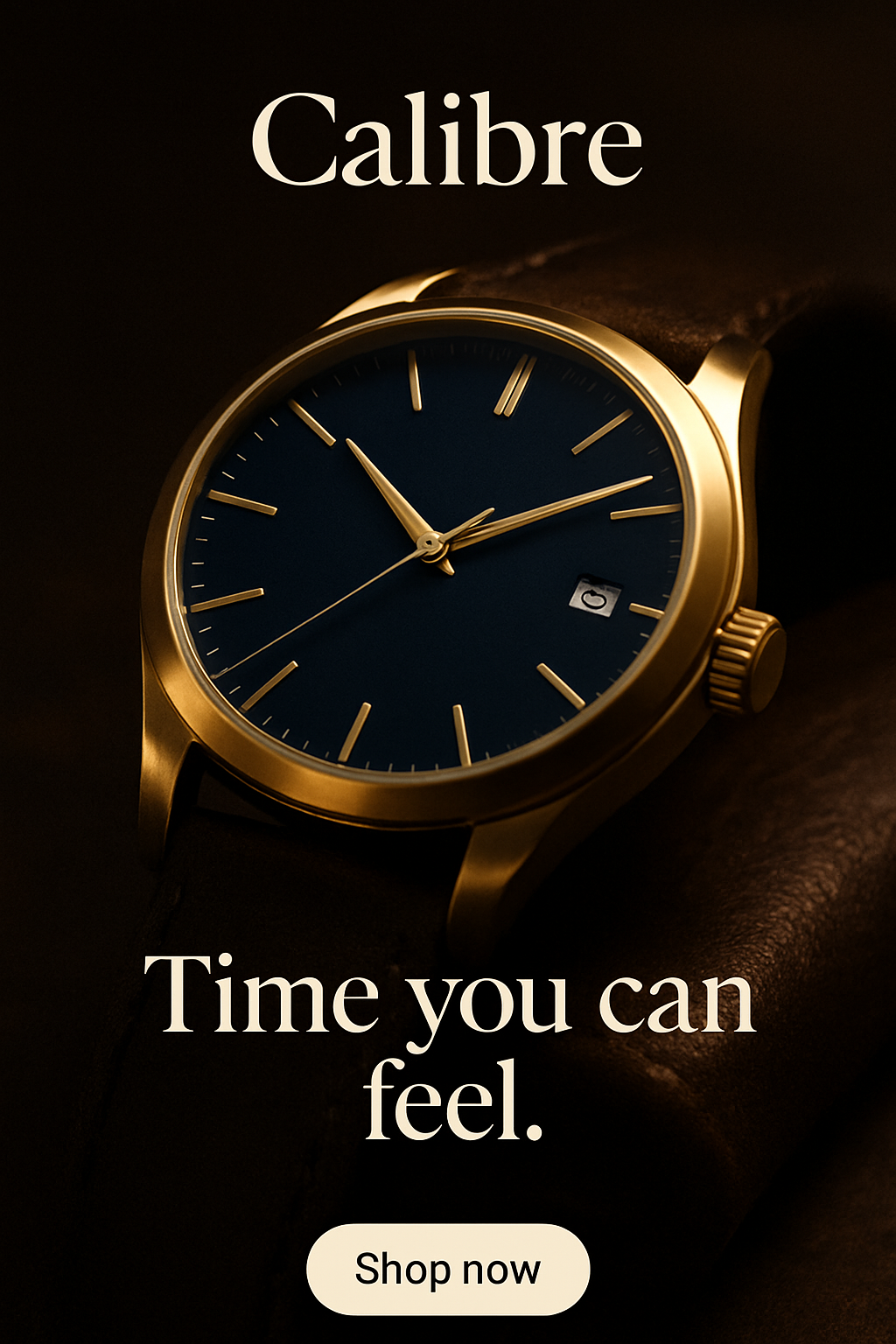 Calibre performance hydration packaging and lifestyle styling — sample Facebook ad visual